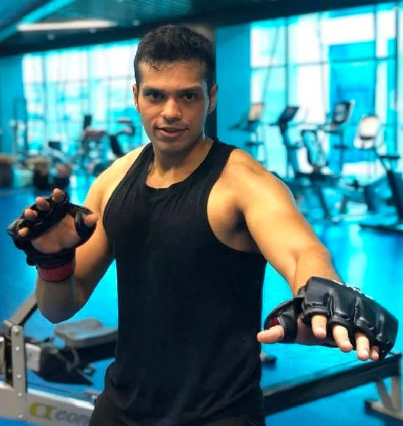 Sidhanth Makhija at the gym
