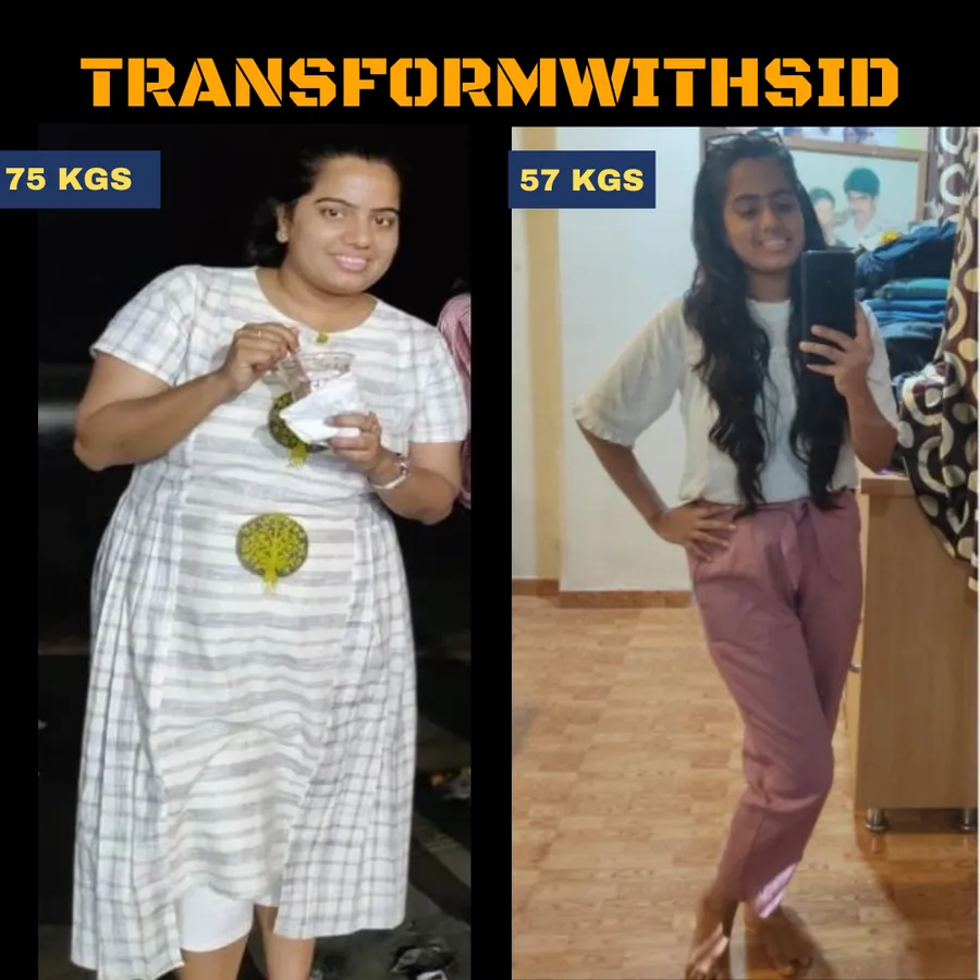 Sushma, before and after coaching